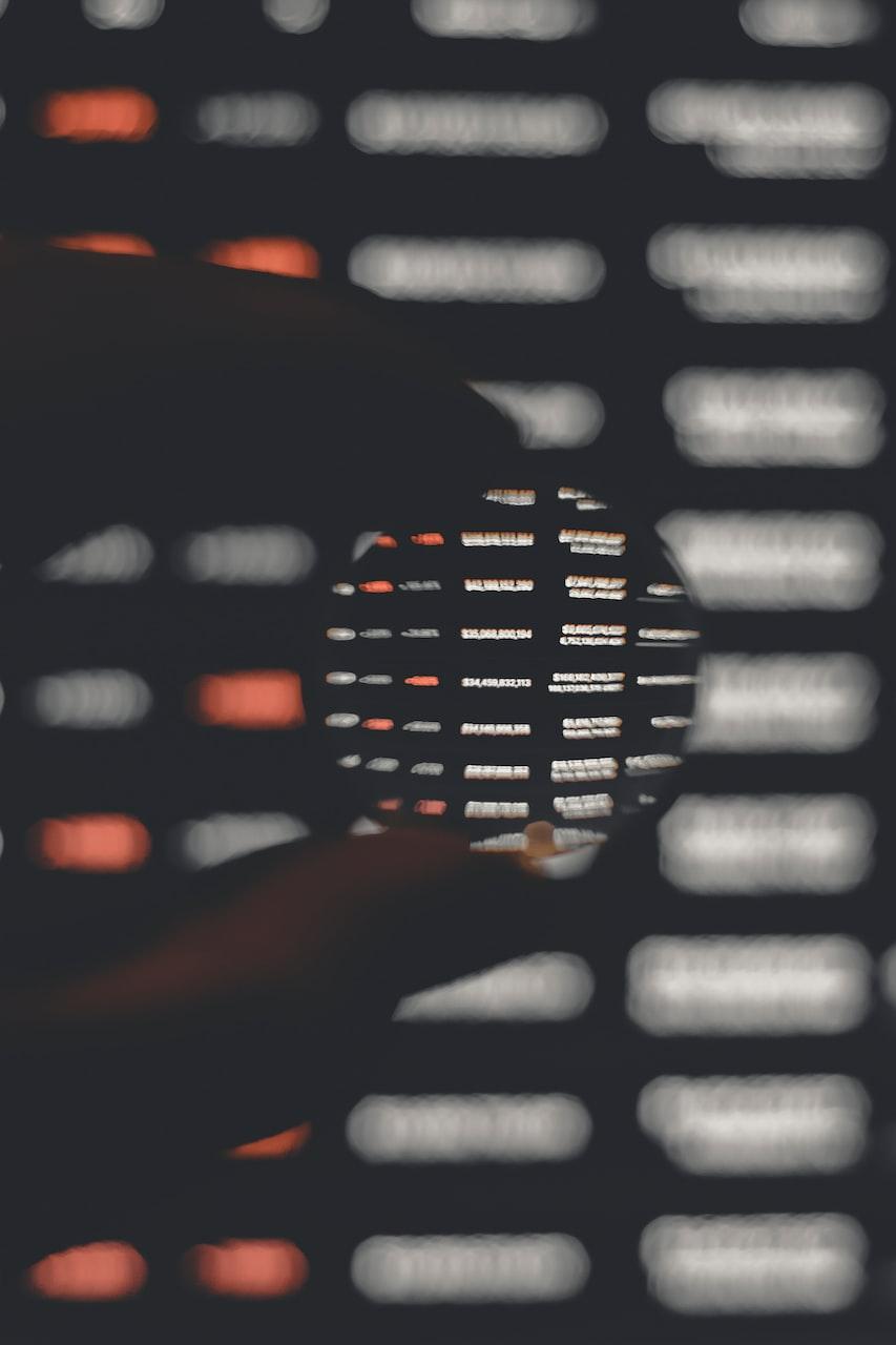 person holding black and white round ornament